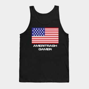 Ameritrash Gamer Board Game Inspired Graphic - Tabletop Gaming Meeple Tank Top